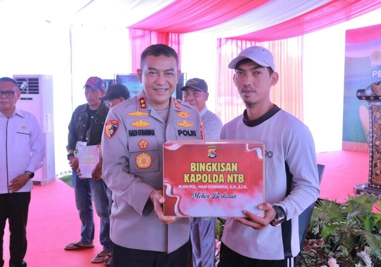 Kapolda NTB Hadiri Gerakan Tanam Jagung Serentak Kuartal IV 2025 di Lombok Barat