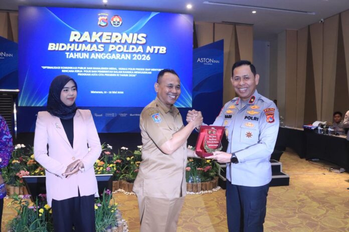 Wakapolda NTB Buka Rakernis Fungsi Humas 2026
